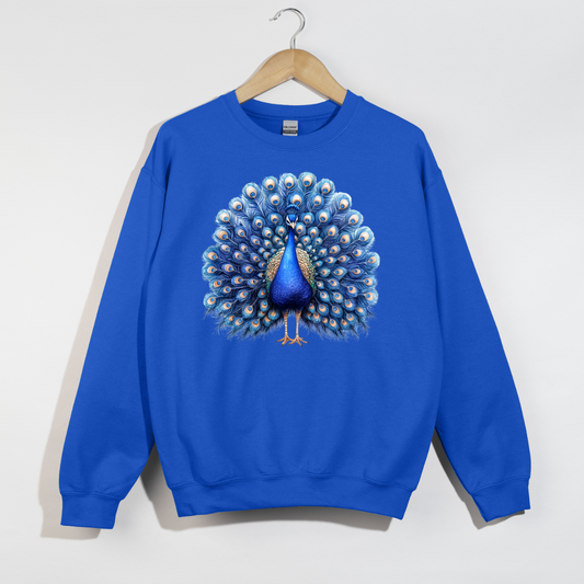 Majestic Peacock Crewneck