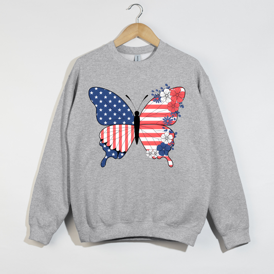 RWB Butterfly Crewneck