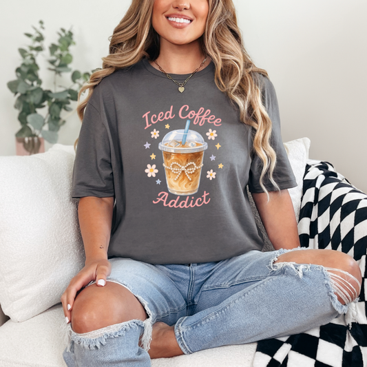 Iced Coffee Addict T-Shirt