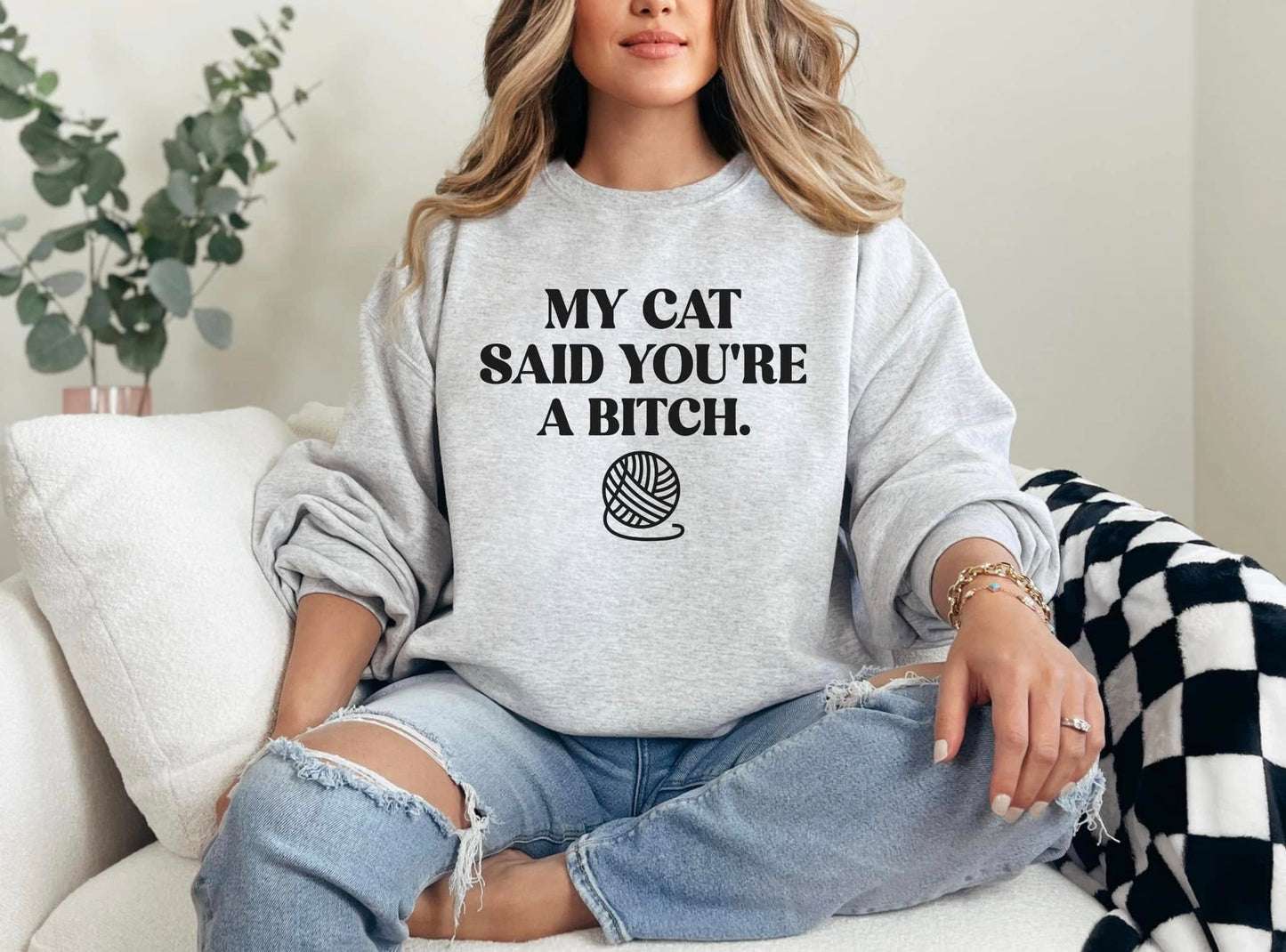 My Cat Said Crewneck