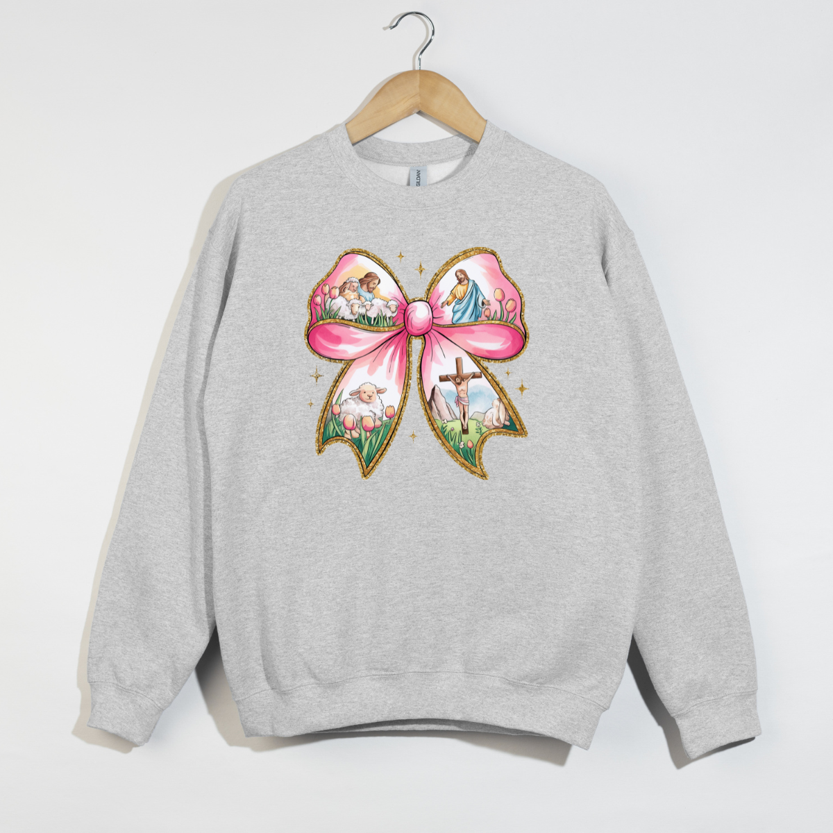 Faith Bow Crewneck