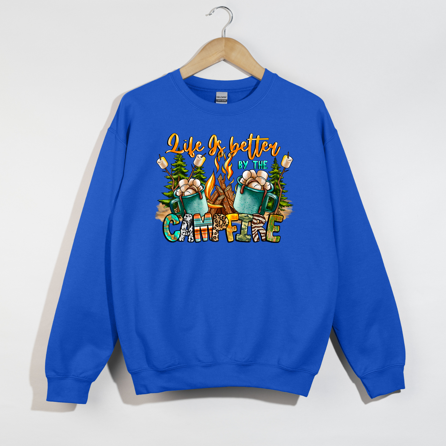 Better By The Campfire Crewneck