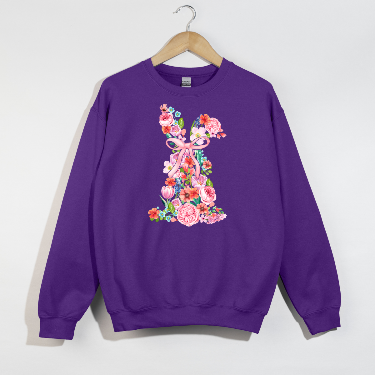 Floral Bunny Crewneck