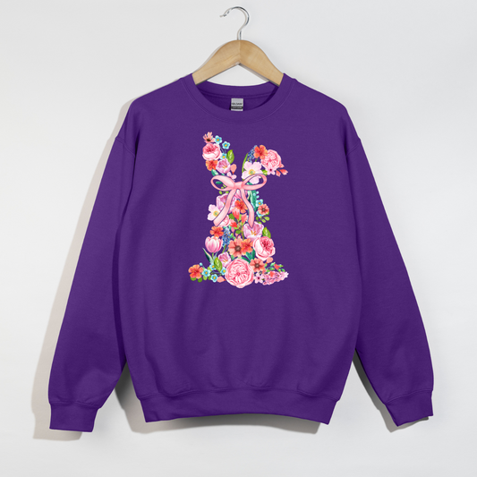 Floral Bunny Crewneck