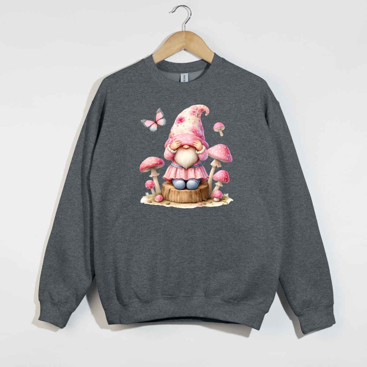 Mushroom Gnome Crewneck