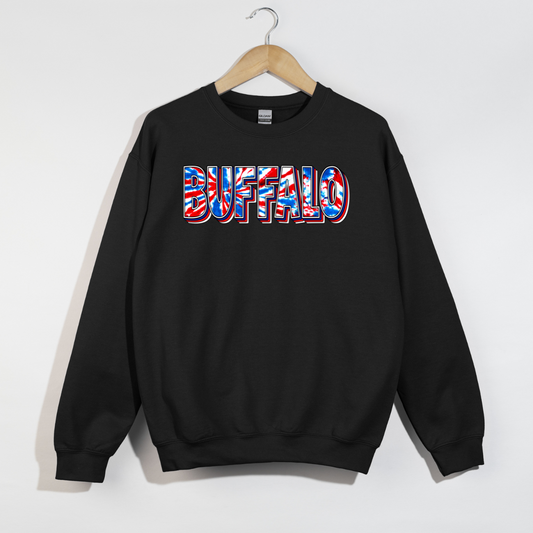 Tie Dye Buffalo Crewneck